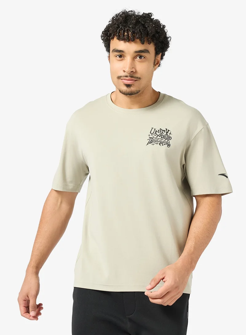 ANTA KAI Men’s Basketball T-Shirt/Breathable Performance · Lightweight Comfort · Signature Basketball Style